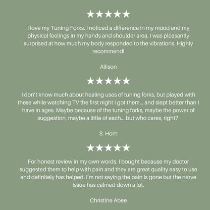 Healing Tuning Fork Kit For Tension & Anxiety | Feel Your Body Finally Release in 30 Seconds