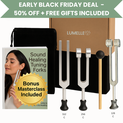 Healing Tuning Fork Kit For Tension & Anxiety | Feel Your Body Finally Release in 30 Seconds
