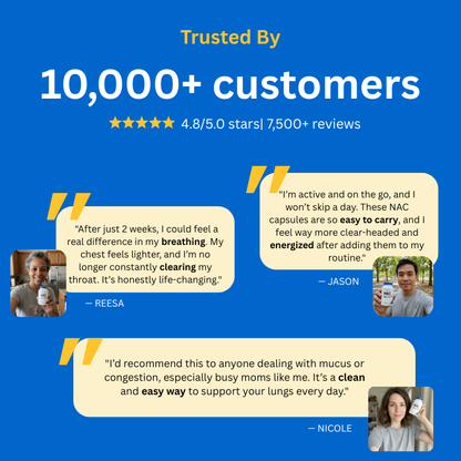 NAC Lung Detox & Mucus Cleanse Capsules